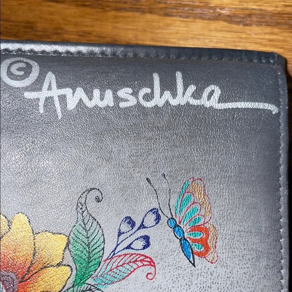 Anuschka Floral Skull Crossbody Bag - Picture 7 of 7